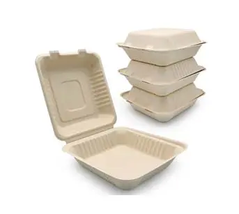 Recipiente descartável para viagem biodegradável 1200ml