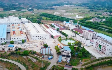Vídeo do drone de bases de produção do pacote de Luzhou