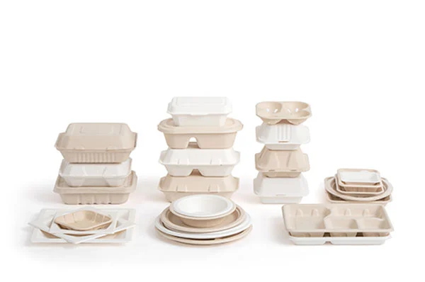 Embalagens de alimentos compostáveis